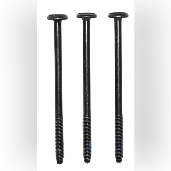 3X IKEA M6 SCREW METRIC HEAD CAP 105mm Black PART# 122606 122604 105399 106916 - Picture 1 of 2